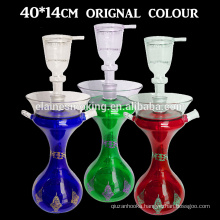 high quality the high borosilicate glass hookah shisha with golden logo